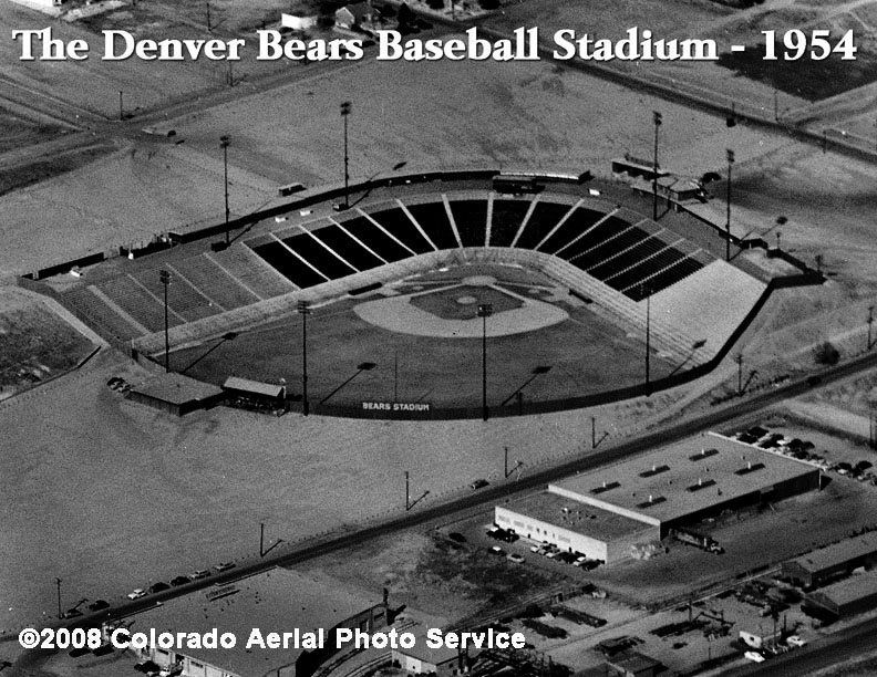 The 1954 Denver Bears Baseball Stadium